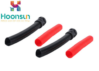 AD15.8 Siyah &amp;amp; Kırmızı Esnek Hortum Borusu Standart Plastik Oluklu Boru